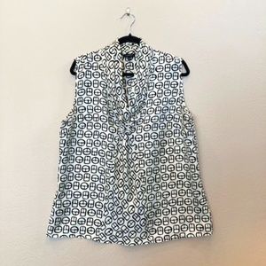 Talbots silk sleeveless blouse, XL